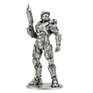 Spartan-117 Silver Statue — the powered-armor knight of science fiction