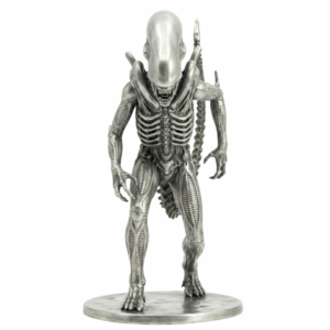 Xenomorph Silver Statue — the flesh-and-machine perfect predator of deep-space horror