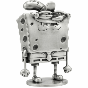 Bikini Bottom Fry Cook Silver Statue — animation's sunniest undersea optimist