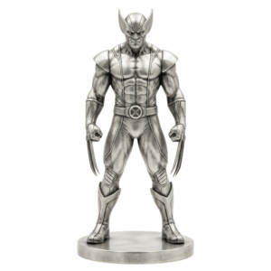 Logan Silver Statue — the wild-man archetype in silver