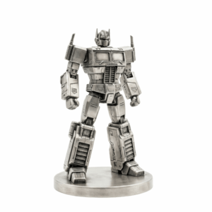 Autobot Leader Silver Statue — the towering mecha guardian of justice
