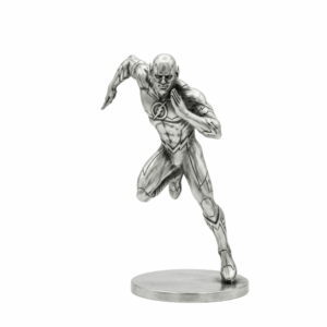The Scarlet Scarlet Speedster Silver Statue — motion carved into stillness in silver