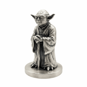 Grand Jedi Master Silver Statue — the frail wise-hermit master of myth
