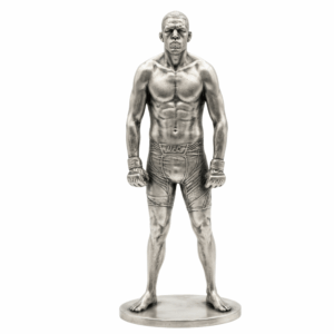 nate diaz silver statue