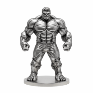 The Jade Giant Silver Statue — berserker fury cast in silver