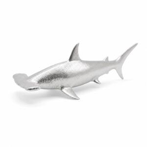 Hammerhead Shark Silver Statue