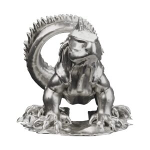 Basilisk Silver Statue