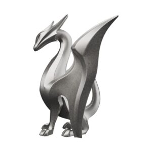 Dragon Silver Statue