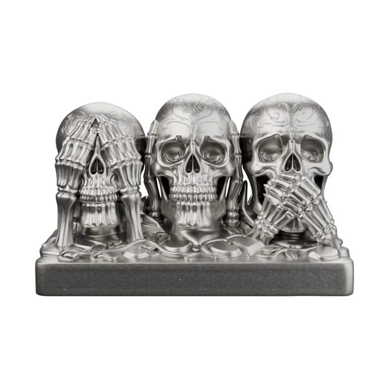 Horror silver statues
