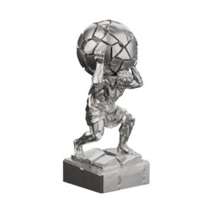 Atlas Silver Statue