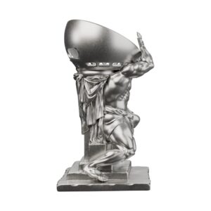 Atlas the Titan Silver Statue
