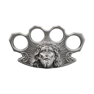 Crown of Thorns Christ Silver Statue &mdash; the mock crown of true kingship