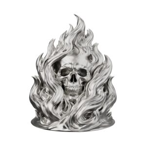 Flaming Skull