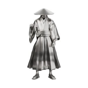 Katana Samurai Silver Statue