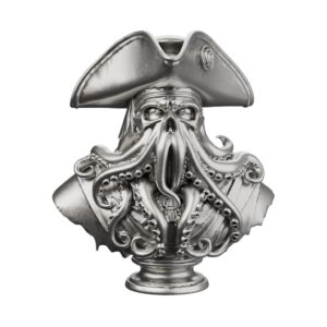 Kraken Captain Silver Statue — the seafarer who faces the terror of the deep